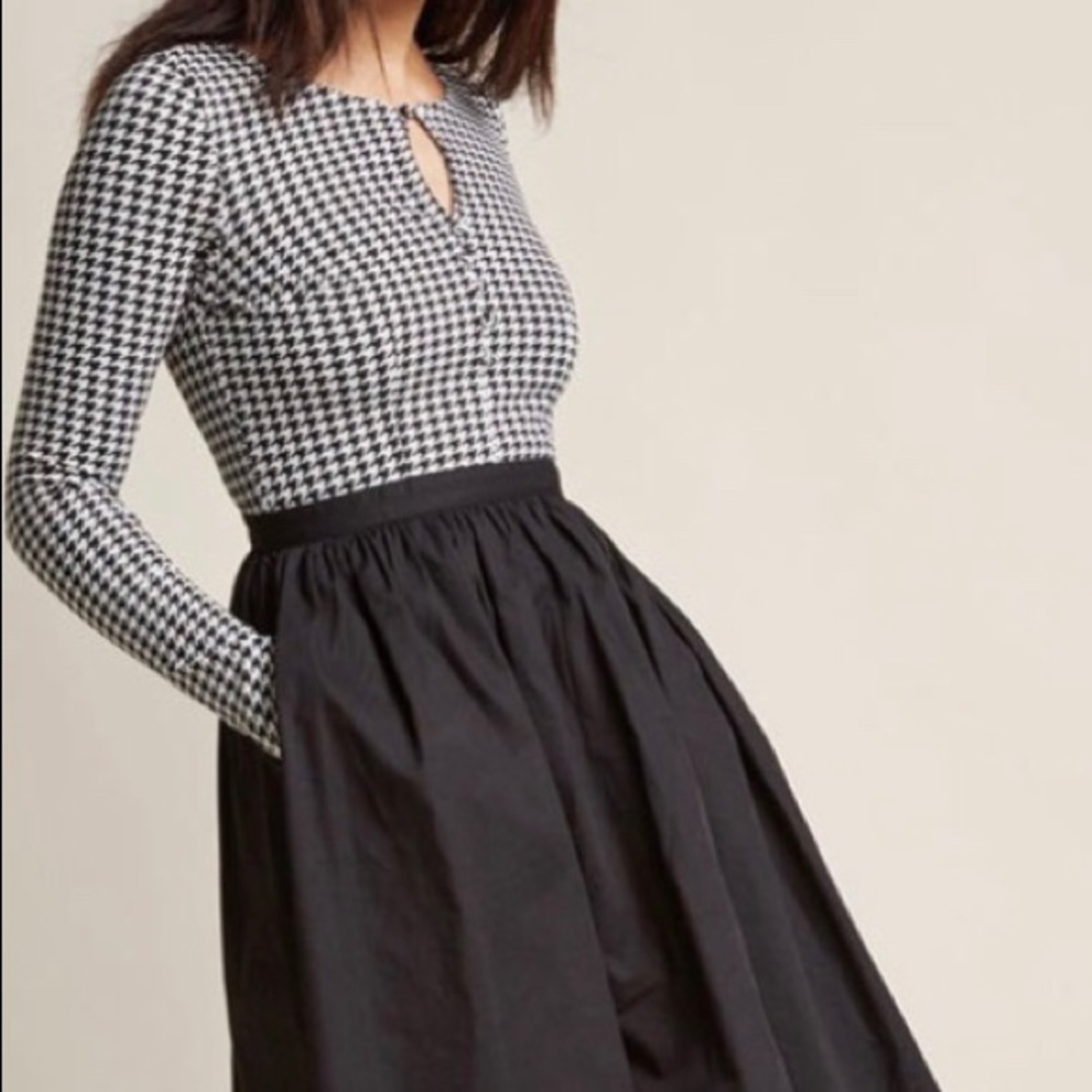 ModCloth Houndstooth Dress